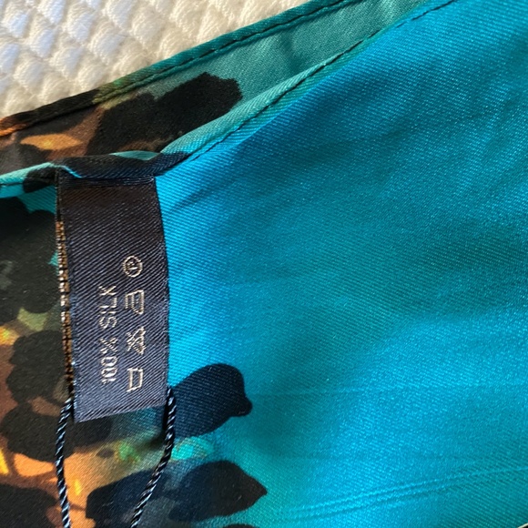 Roberto Cavalli Silk Scarf Leopard Print - Picture 5 of 8